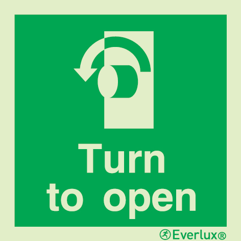 Turn anticlockwise to open - S 05 31