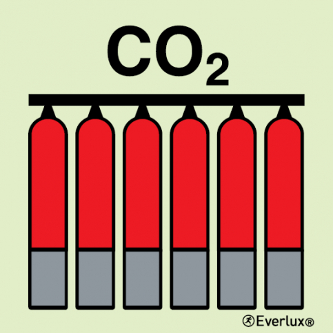 CO2 fixed fire-extinguishing battery | IMPA 33.6826 - S 12 76