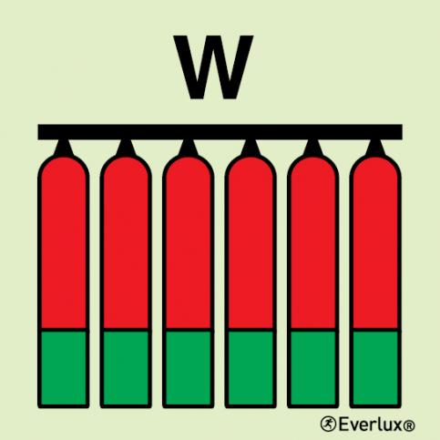 Water fixed fire-extinguishing battery | IMPA 33.6831 - S 12 81