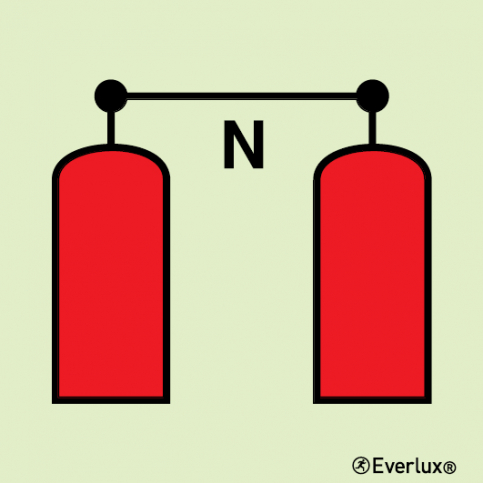 Novec release station sign - S 14 84