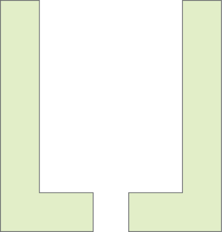 LLL Ls -supplied in sheets of 4 units (2 steps) - S 21 85