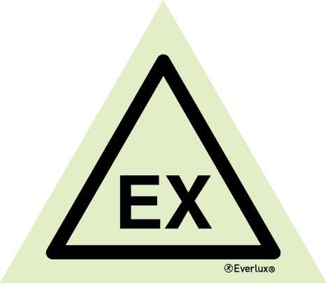 EX - danger explosive atmosphere warning sign - S 30 14