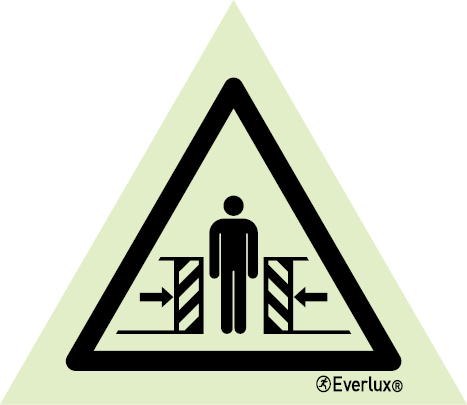 Crushing hazard sign - S 31 13