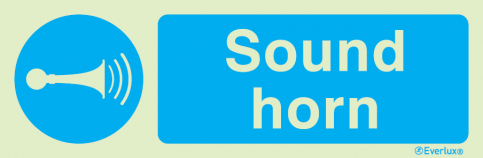 Sound horn sign - S 35 82