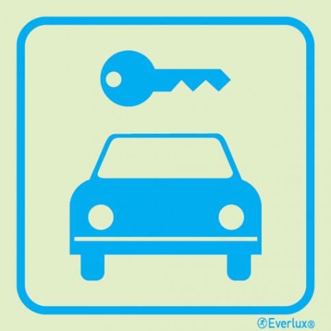 Car hire sign | IMPA 33.2436 - S 42 82