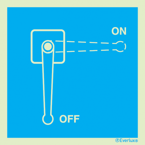 On/ Off guidance sign - S 44 61