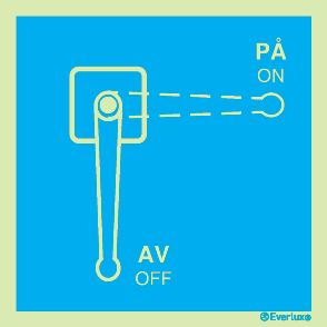 On/ Off guidance sign - S 44 64