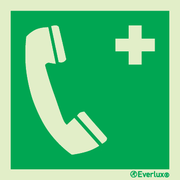 Emergency telephone sign - S 46 17