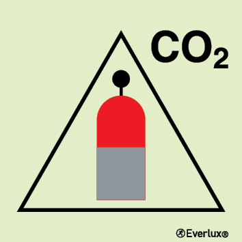 CO2 remote release station sign - S 46 77