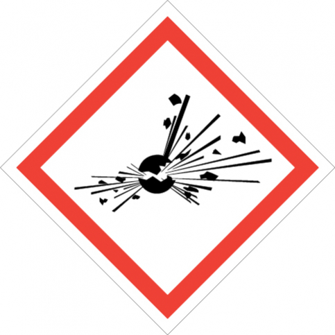 Explosive sign - S 59 26