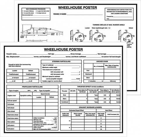 Wheelhouse poster (double-sided) | IMPA 33.1510 - S 62 52