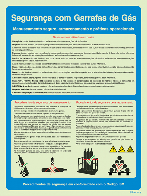 Seguran&ccedil;a com garrafas de g&aacute;s - Procedimentos de seguran&ccedil;a em conformidade com o C&oacute;digo ISM - S 64 51