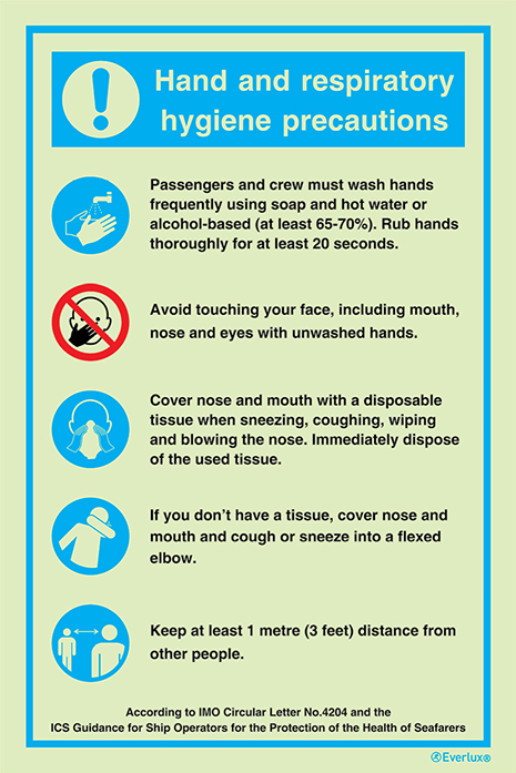 Hand and respiratory hygiene precautions - SC 003