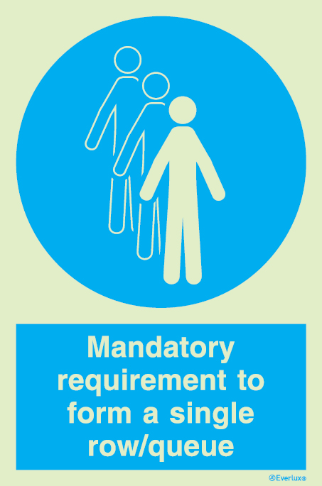 Mandatory requirement to form a single row/queue - SC 073